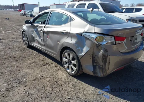 2011 Hyundai Elantra Limited z USA, uszkodzony, nr VIN 5NPDH4AE0BH007161